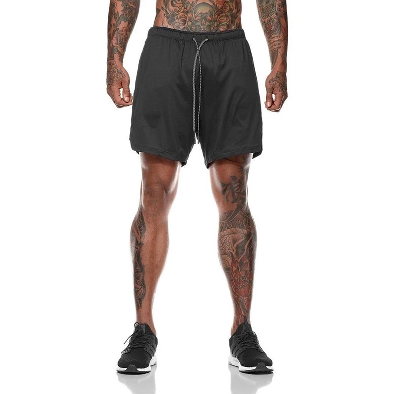 Shorts Esportivos Masculino Para Treino 2 em 1